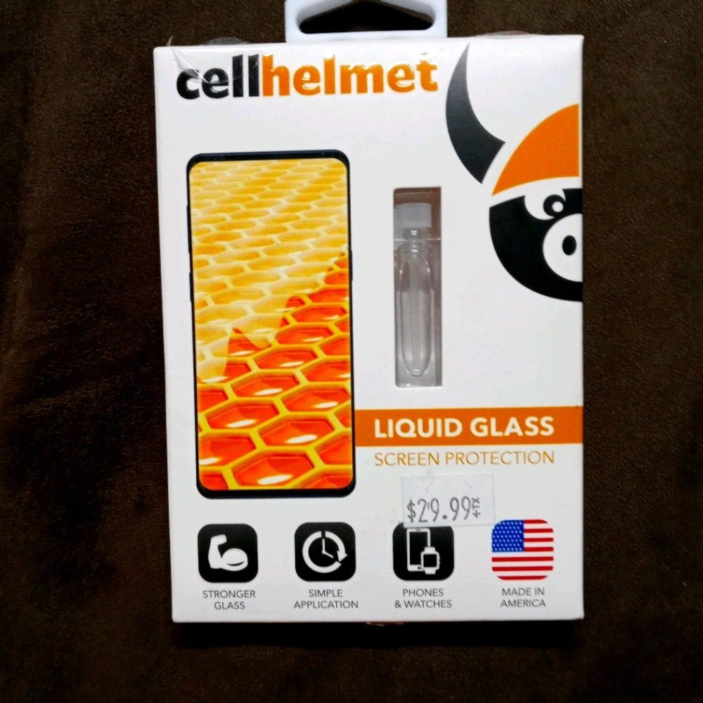 Liquid glass screen protector
